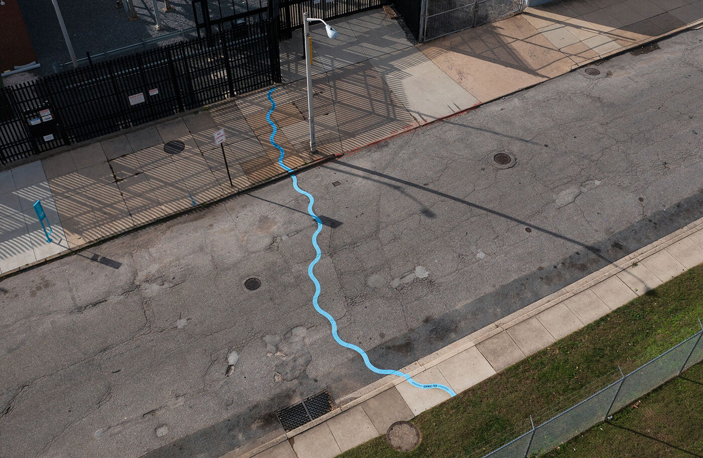 Ghost Rivers art project in Baltimore
